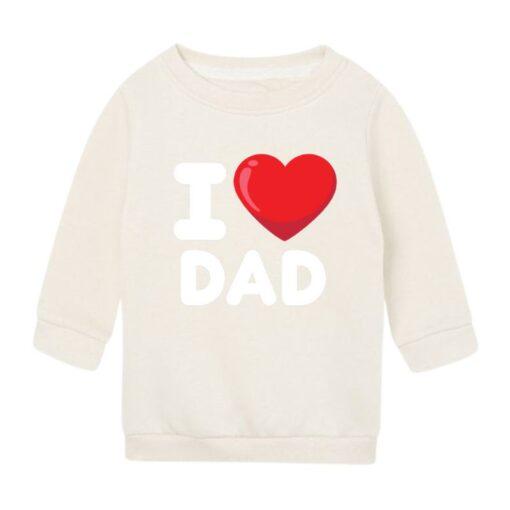 I Love Dad Natural Baby Jumper