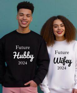 Personalised Matching Hubby and Wifey Sweaters