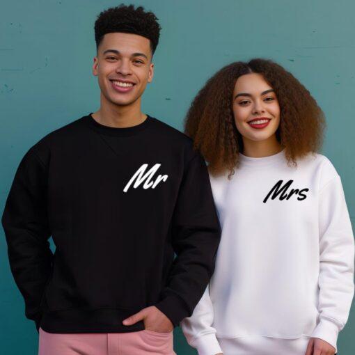 Personalised Matching Mr and Mrs Sweaters